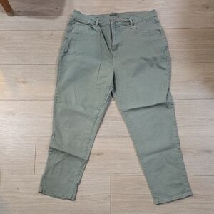 Women's Green Jeans